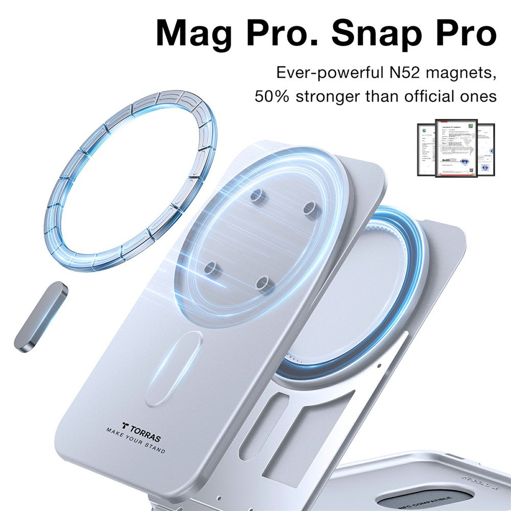 MagSafe pénztárca, Torras, Minimalist Slim, szürke
