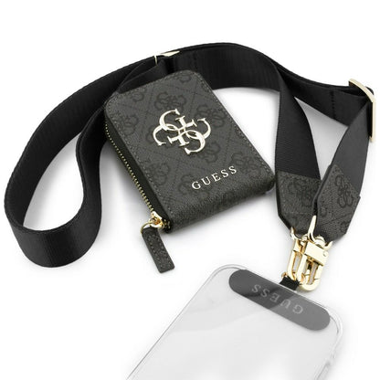 Pénztárca és Telefonpánt Guess 4G Metal Logo, Fekete