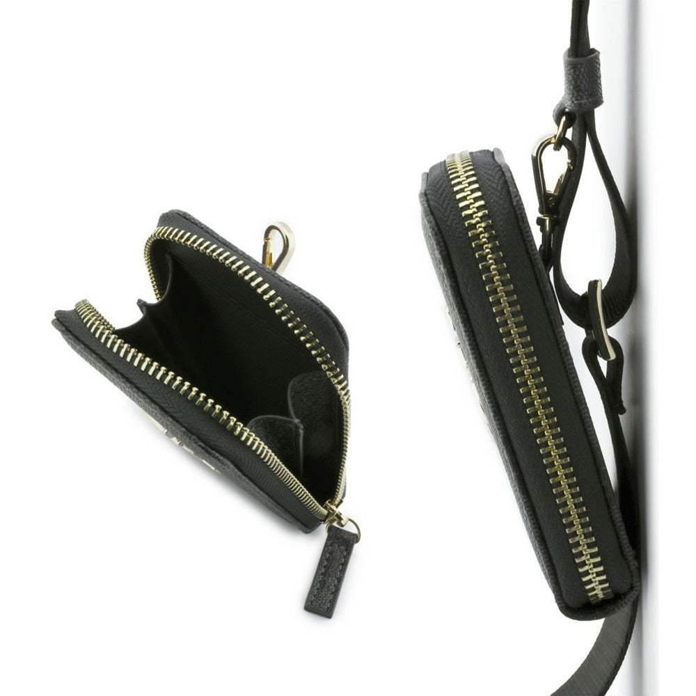 Pénztárca és Telefonpánt Guess 4G Metal Logo, Fekete