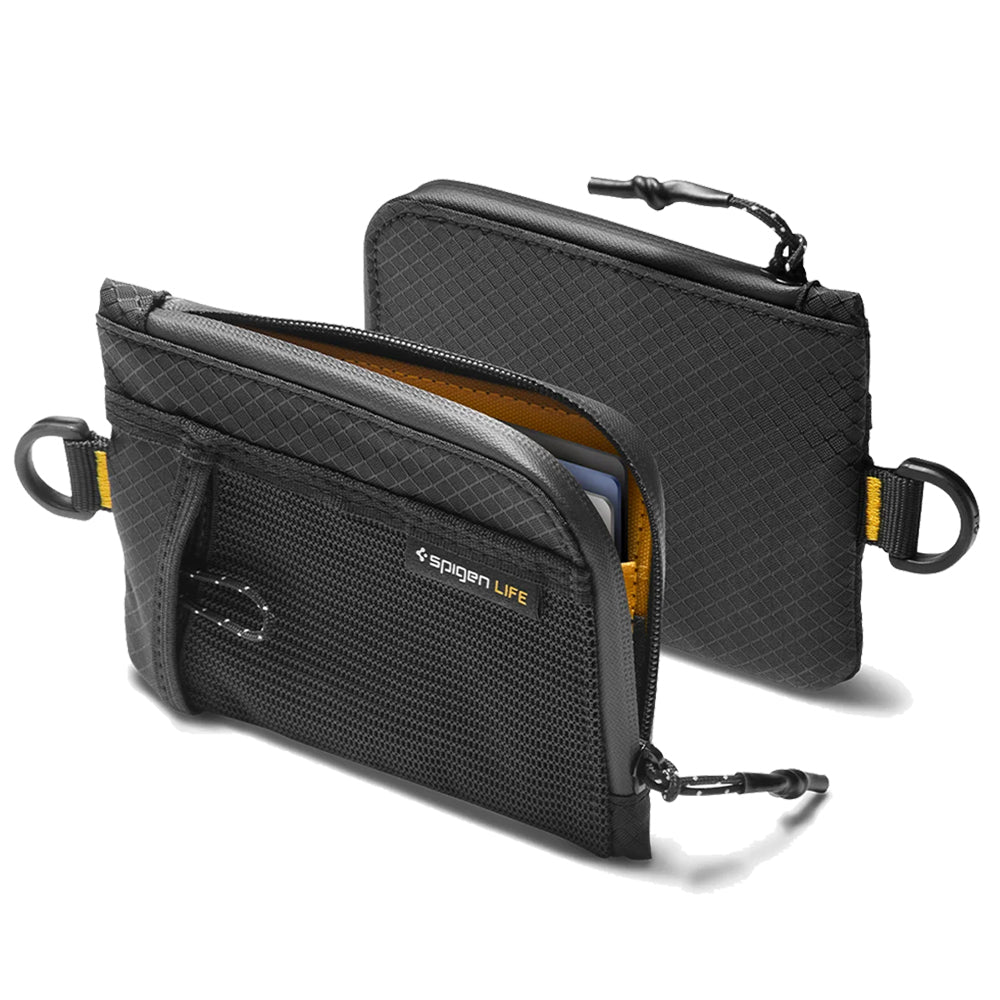 Spigen LF300 RFID védelemmel ellátott pénztárca, fekete AFA11229
