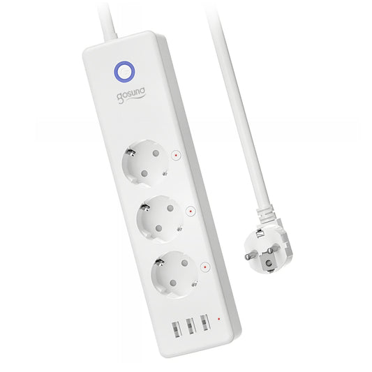 Gosund P1 Plus hosszabbító, Wi-Fi, 3 x Schuko