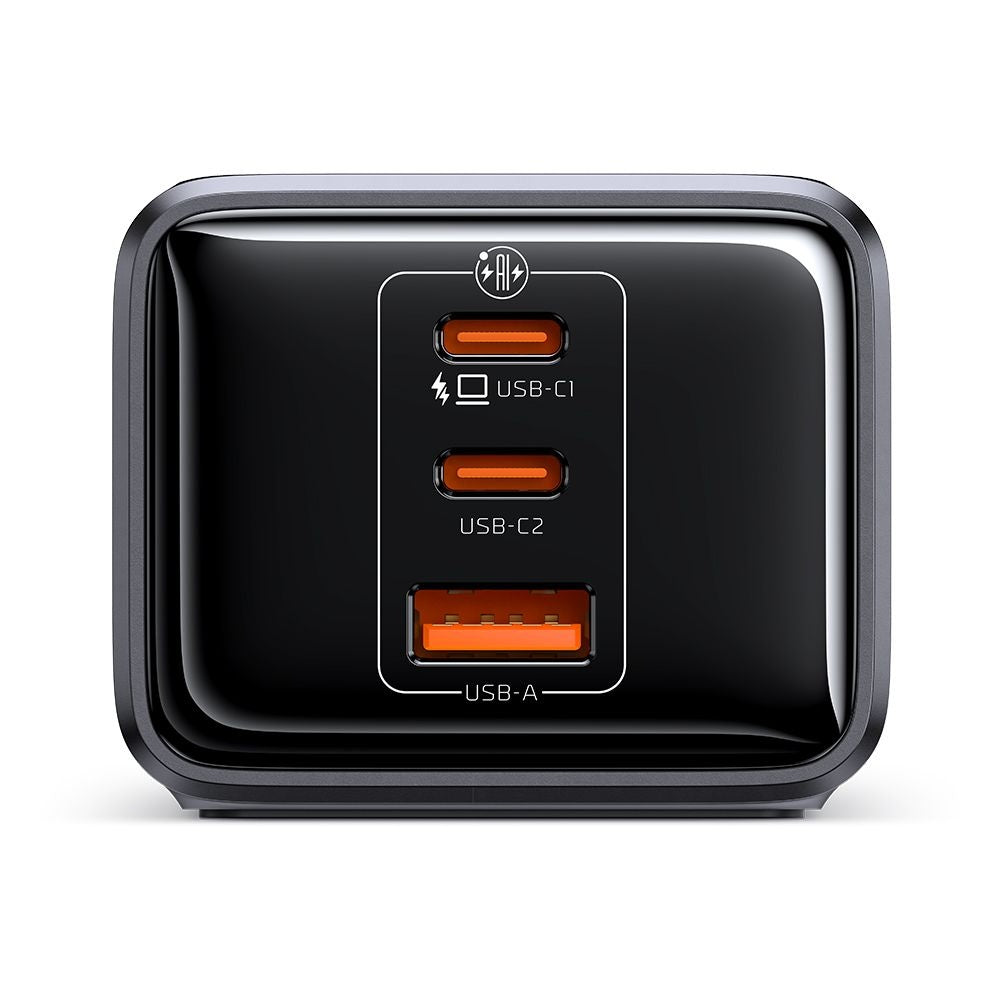 McDodo CH-0620 hosszabbító, 3 x Schuko - 1 x USB-A - 2 x USB-C, Fekete