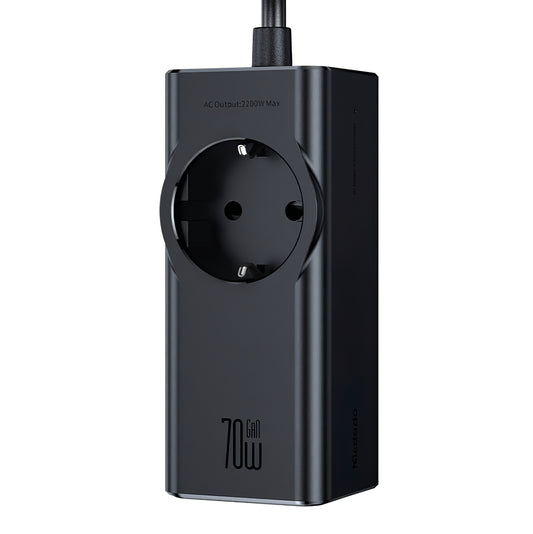 McDodo CH-4620 hosszabbító, 1 x Schuko - 1 x USB-A - 2 x USB-C, Fekete