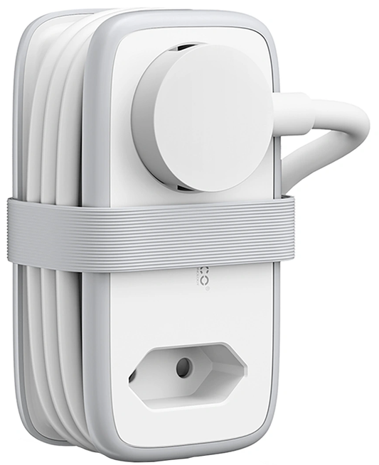 Orico APP hosszabbító, 2 x Schuko - 2 x USB-A - 1 x USB-C, Fehér Szürke