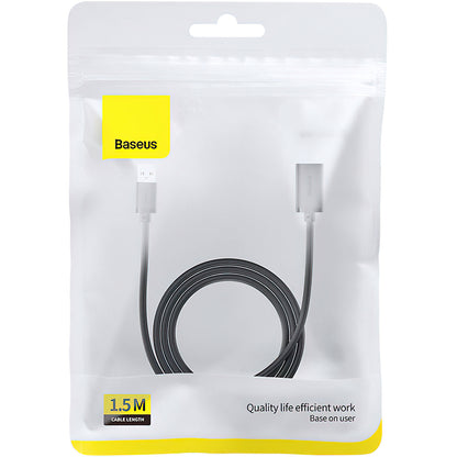 USB 3.0 hosszabbító Baseus AirJoy Series, 1,5m, Fekete B00631103111-02