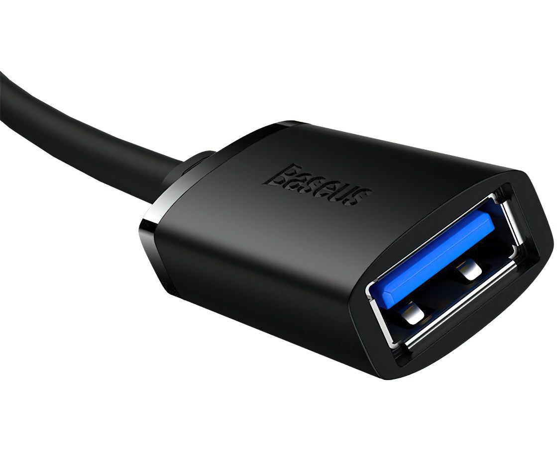 USB 3.0 hosszabbító Baseus AirJoy Series, 1,5m, Fekete B00631103111-02