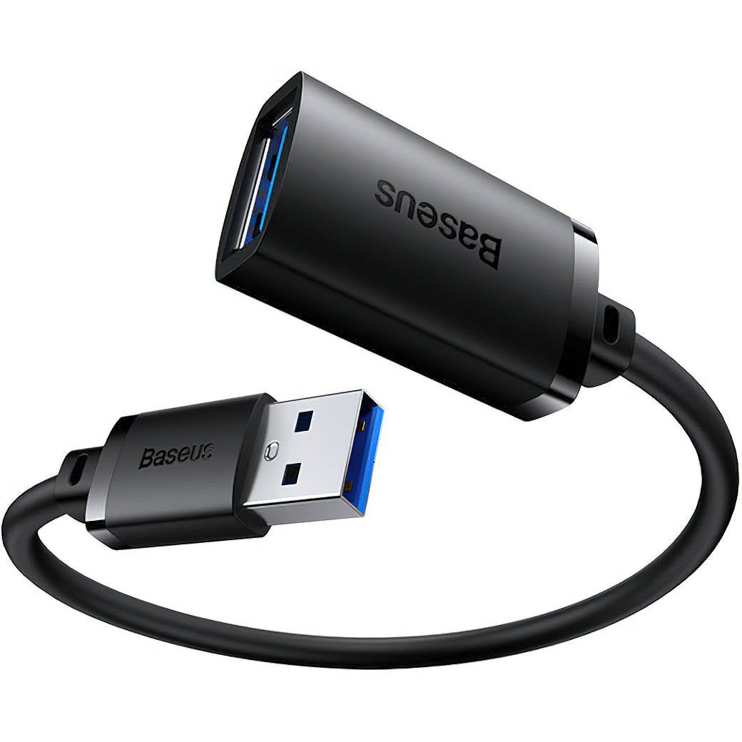 USB 3.0 hosszabbító Baseus AirJoy Series, 1,5m, Fekete B00631103111-02