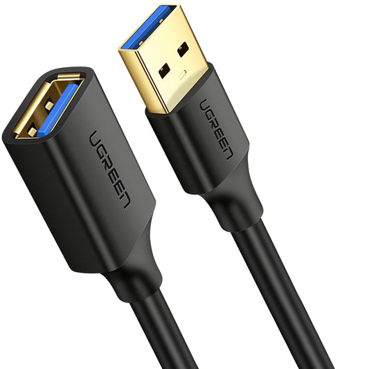 UGREEN US129 USB 3.0 hosszabbító, 1m, Fekete