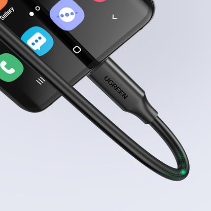 USB-C hosszabbító UGREEN US353, 1m, Fekete
