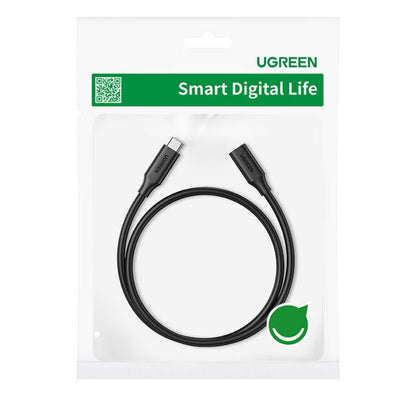 USB-C hosszabbító UGREEN US353, 1m, Fekete