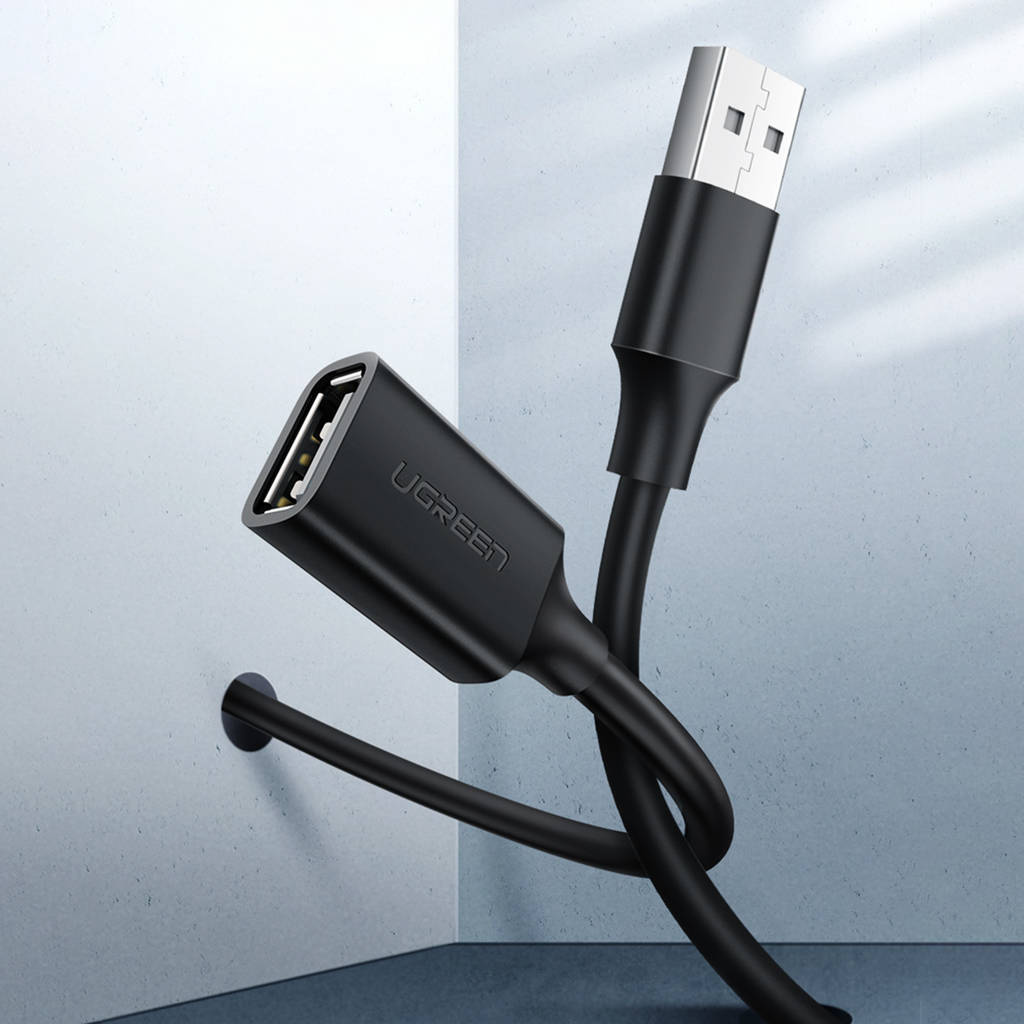 UGREEN US103 USB hosszabbító, 3m, fekete