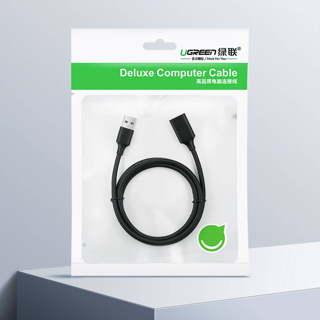 UGREEN US103 USB hosszabbító, 3m, fekete