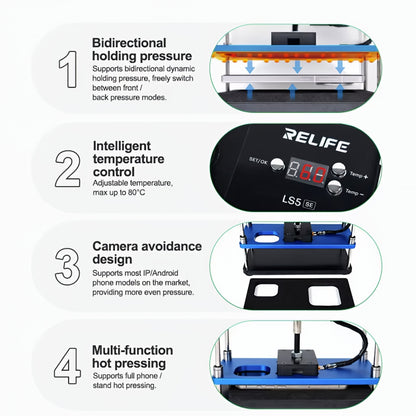 Relife LS5 SE Heating Press for Apple iPhone / Android Series