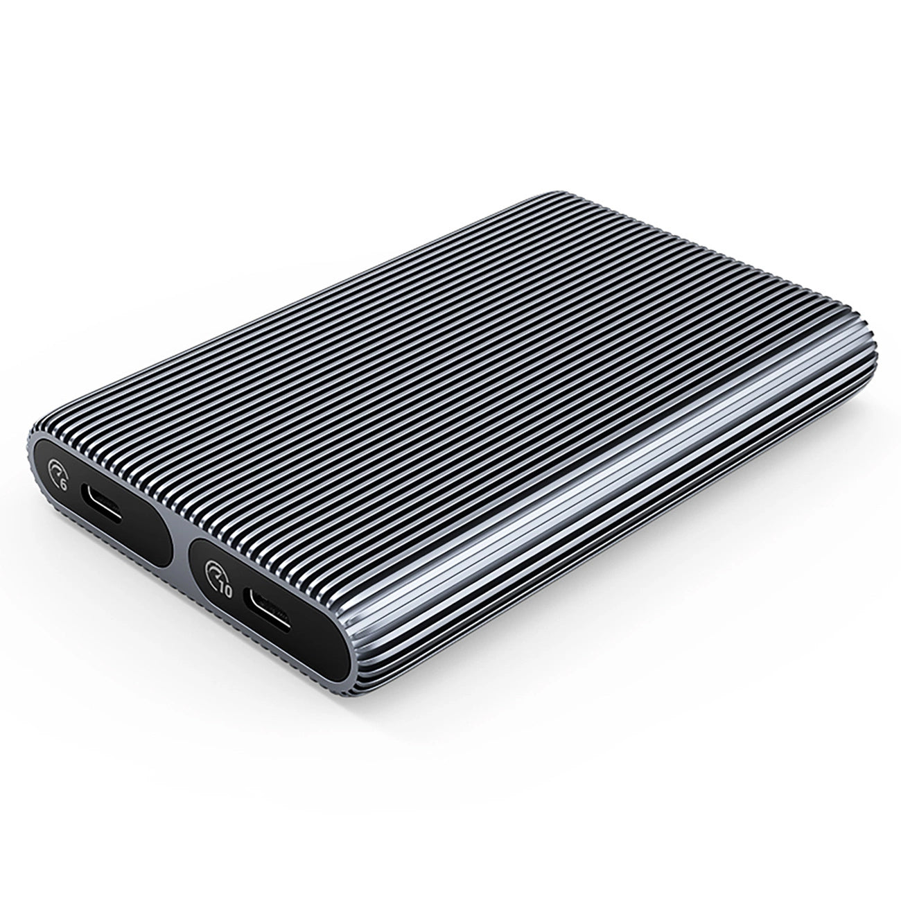 Orico AM2C3-2SN Dual Disk rack M.2 NVMe SSD-khez, szürke