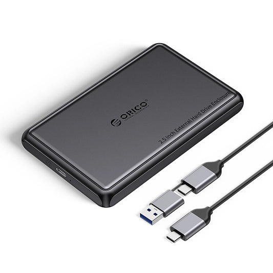 Orico DDL25-C3 rack HDD / SSD SATA 2,5 hüvelykes, USB-C, fekete