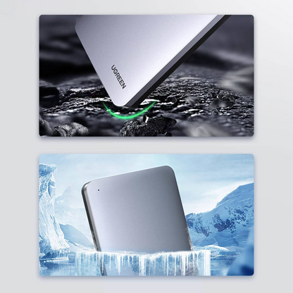 UGREEN CM300 állvány HDD / SSD SATA 2.5inch, USB 3.1, Szürke