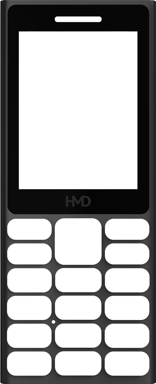Első borító HMD 105 4G-hez, Fekete