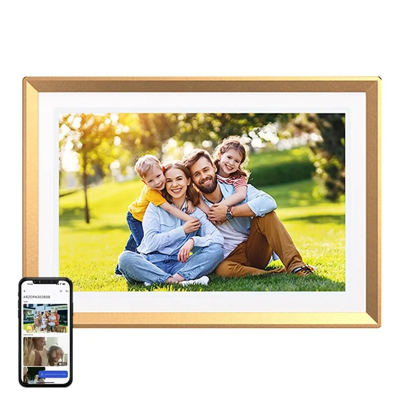 Arzopa D10 digitális képkeret, arany, újrazárva
