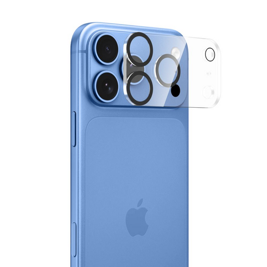 Tech-Protect Cam Fit+ hátlapi kamera védőkeret Apple iPhone 18 Pro-hoz, edzett üveg, átlátszó