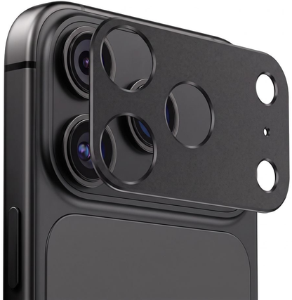 Tech-Protect Camalloy Fit+ Rear Camera Protection Frame for Apple iPhone 18 Pro Max, Aluminum, Black