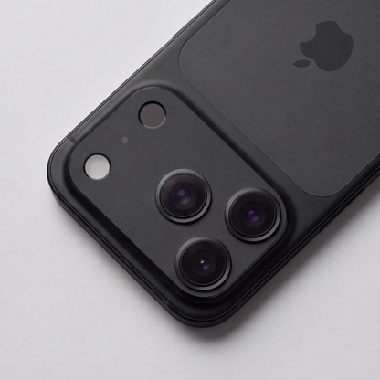 Tech-Protect Camalloy Fit+ hátlapi kamera védőkeret Apple iPhone 18 Pro-hoz, alumínium, fekete