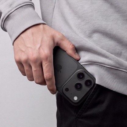 Tech-Protect Camalloy Fit+ hátlapi kamera védőkeret Apple iPhone 18 Pro-hoz, alumínium, fekete
