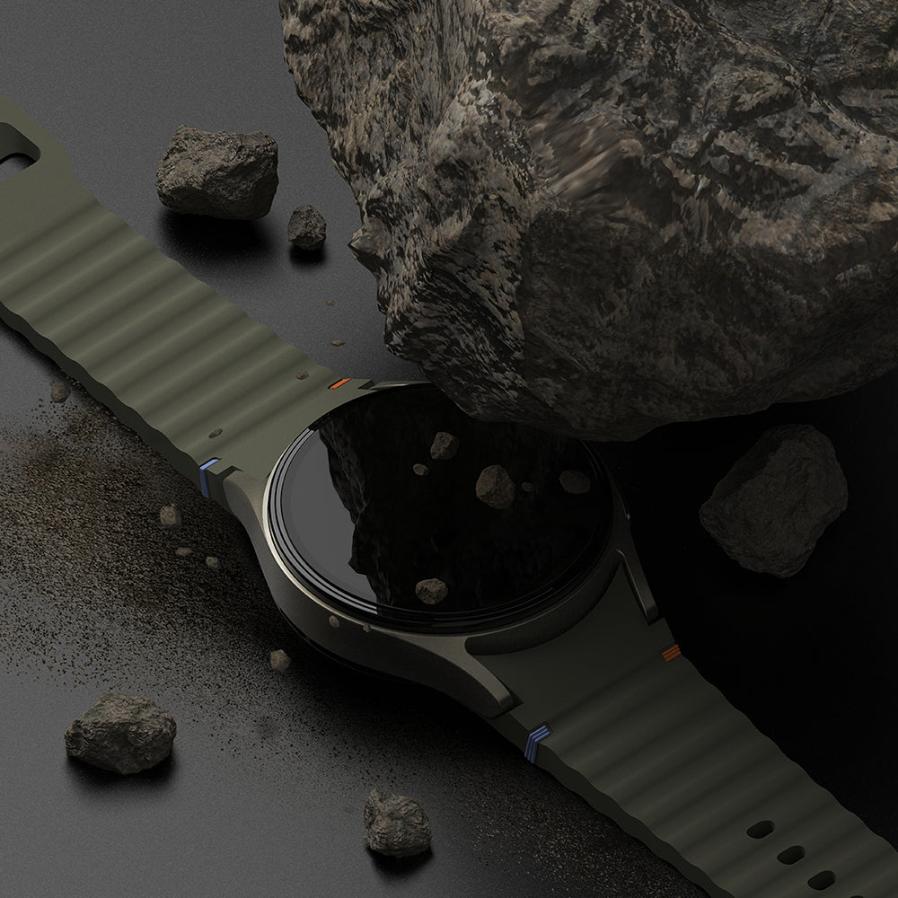 Ringke Premium Styling Védőkeret Samsung Galaxy Watch7 44mm-hez, 3-as Modell, Fekete