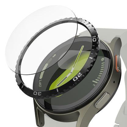 Ringke Styling Védőkeret Samsung Galaxy Watch7 40mm-hez, 6-os Modell, Fekete