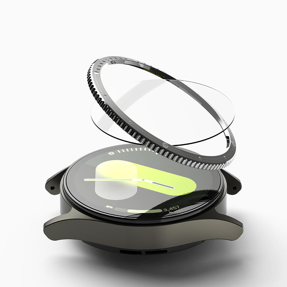 Ringke Styling Védőkeret Samsung Galaxy Watch7 40mm-hez, 7-es modell, Ezüst