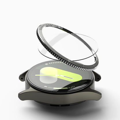 Ringke Styling Védőkeret Samsung Galaxy Watch7 40mm-hez, 7-es modell, Ezüst