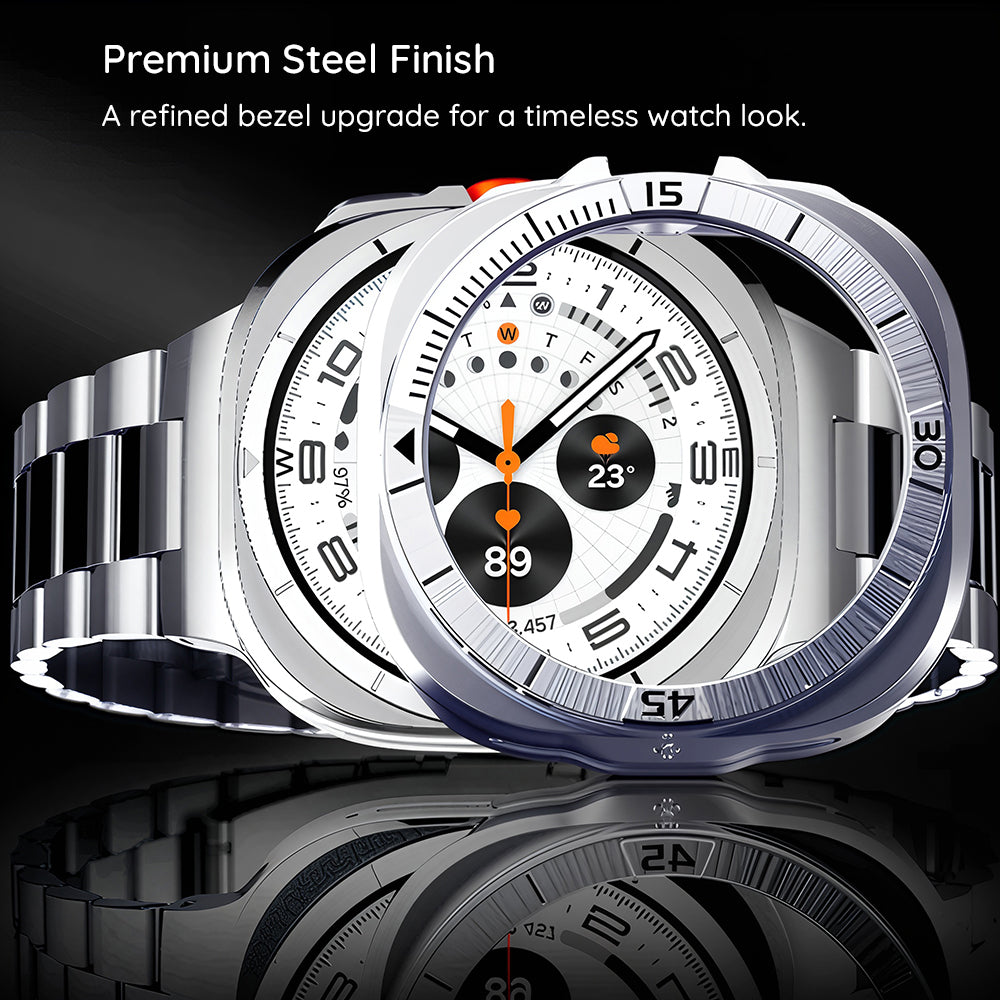 Spigen Tune Diver védőkeret Samsung Galaxy Watch Ultra2-hez, fekete ACS11617