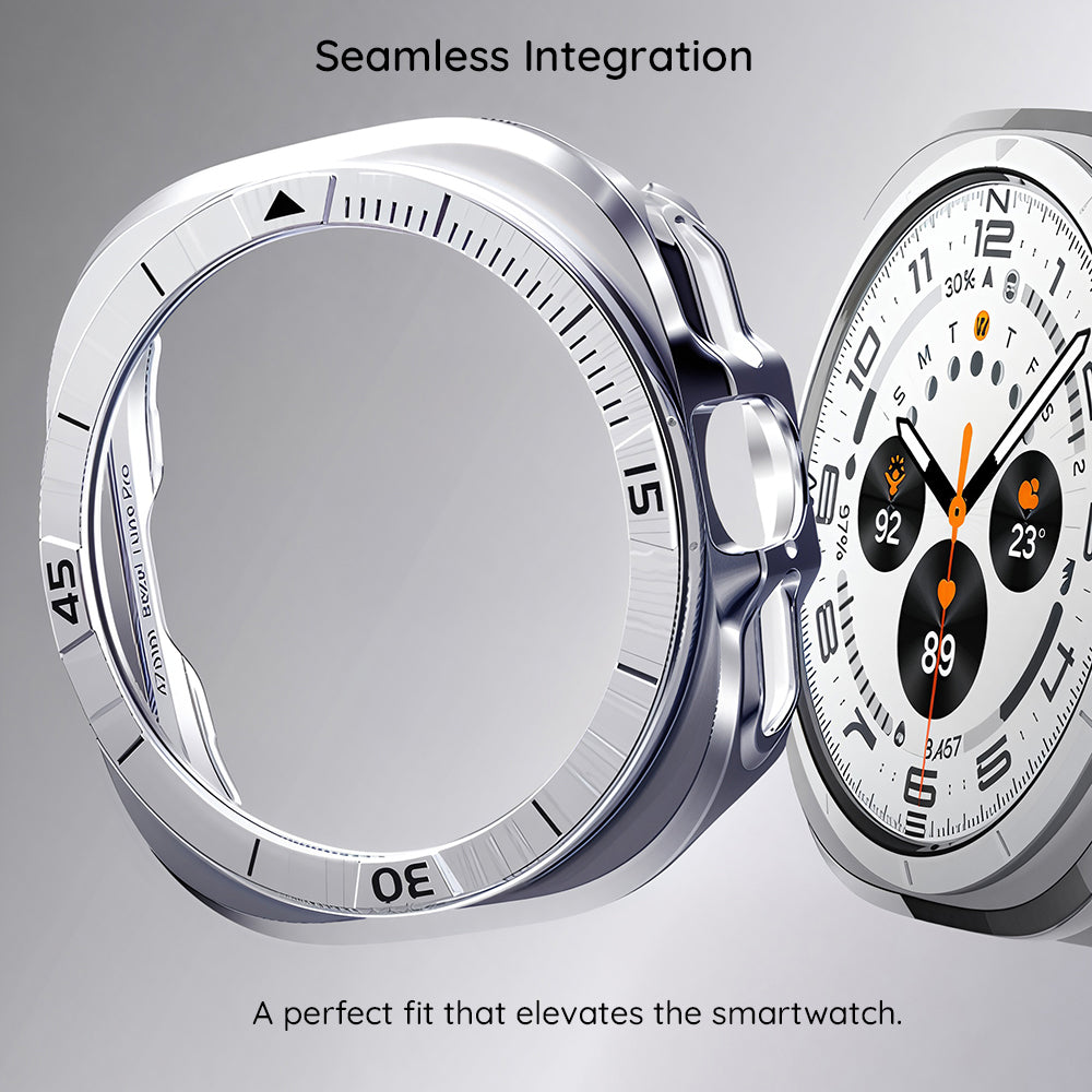 Spigen Tune Diver védőkeret Samsung Galaxy Watch Ultra2-hez, fekete ACS11617