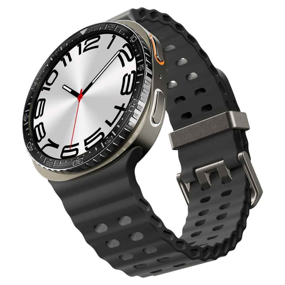 Spigen Tune Diver Védőkeret Samsung Galaxy Watch8 44mm-hez, Fekete