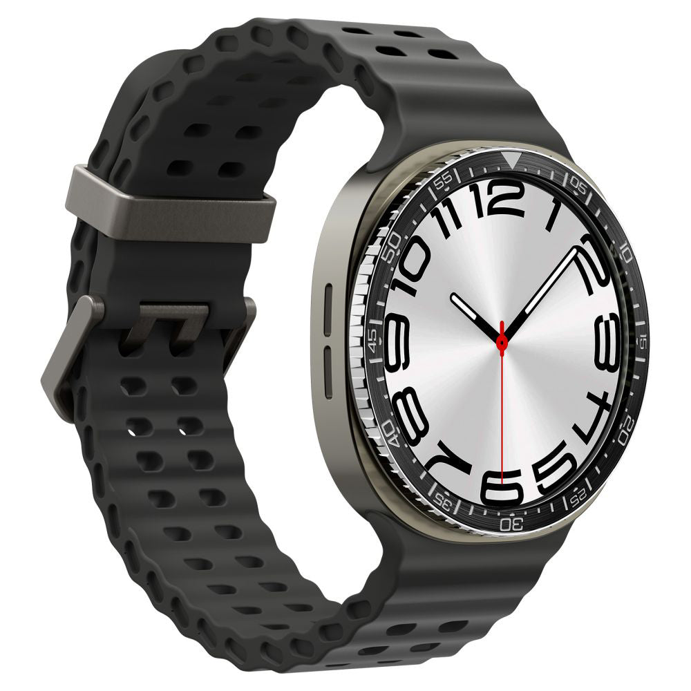 Spigen Tune Diver Védőkeret Samsung Galaxy Watch8 44mm-hez, Fekete