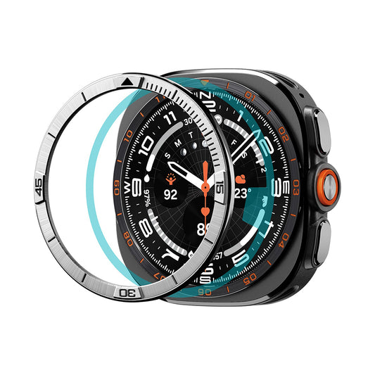 Spigen Tune Pilot védőkeret Samsung Galaxy Watch Ultra2-hez, ezüst ACS11616