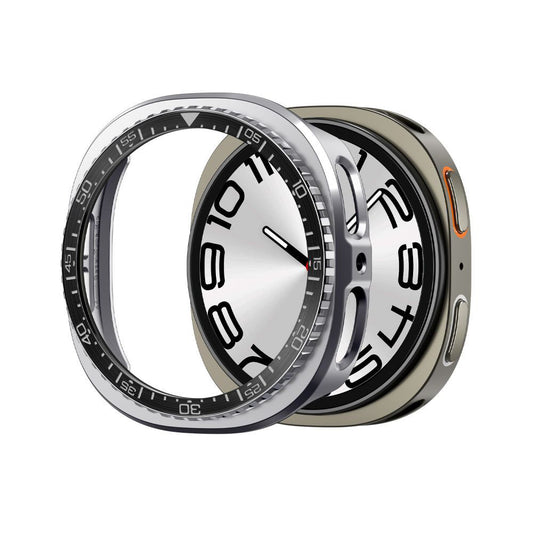 Spigen Tune Pro Diver Védőkeret Samsung Galaxy Watch8 44mm-hez, Fekete