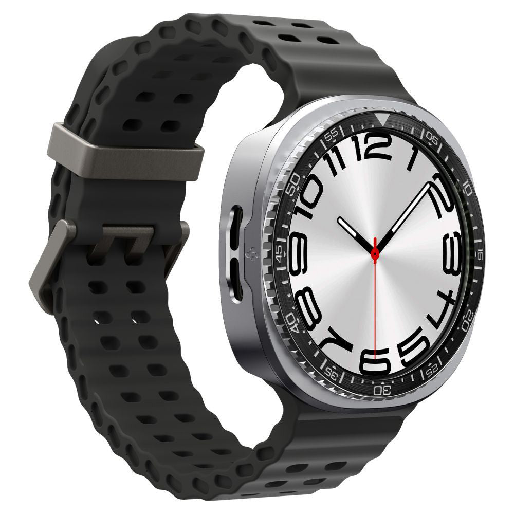 Spigen Tune Pro Diver Védőkeret Samsung Galaxy Watch8 44mm-hez, Fekete