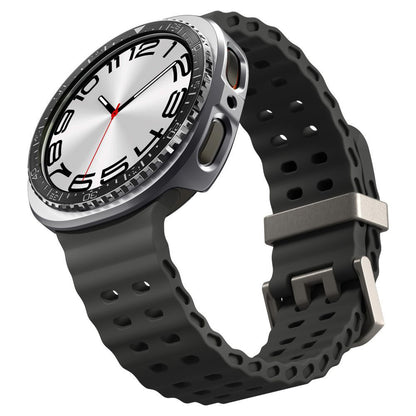 Spigen Tune Pro Diver Védőkeret Samsung Galaxy Watch8 44mm-hez, Fekete