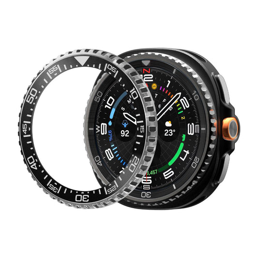 Spigen Tune Pro Diver Protection Frame for Samsung Galaxy Watch8 Classic, Black