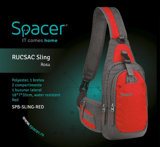 Spacer Sling hátizsák max. 8 hüvelykes táblagéphez, piros