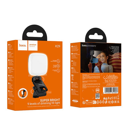Selfie Light HOCO K29, Univerzális, Fekete
