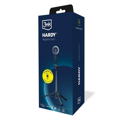 Selfie Stick Bluetooth 3MK Hardy MagSelfie, Univerzális, Fekete