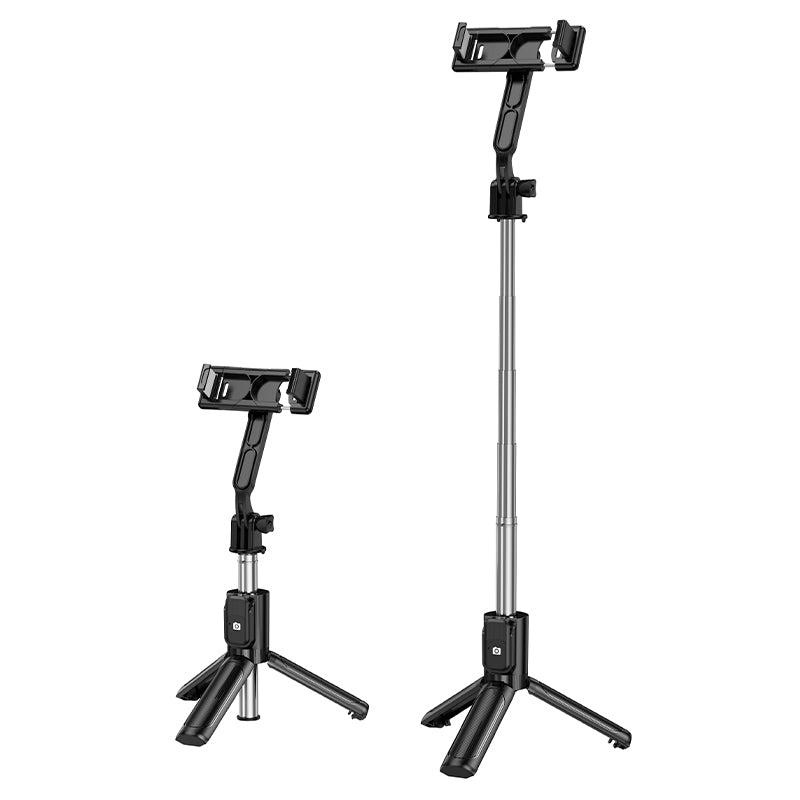 Borofone BY14 Graceful Bluetooth szelfibot, 4,5 hüvelyk - 7 hüvelyk, Fekete