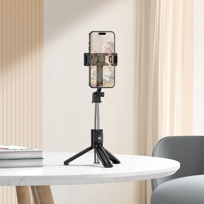 Borofone BY14 Graceful Bluetooth szelfibot, 4,5 hüvelyk - 7 hüvelyk, Fekete