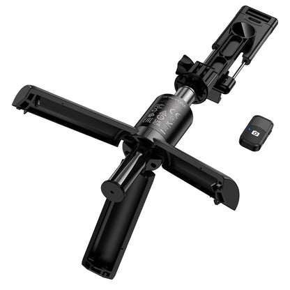 Borofone BY14 Graceful Bluetooth szelfibot, 4,5 hüvelyk - 7 hüvelyk, Fekete