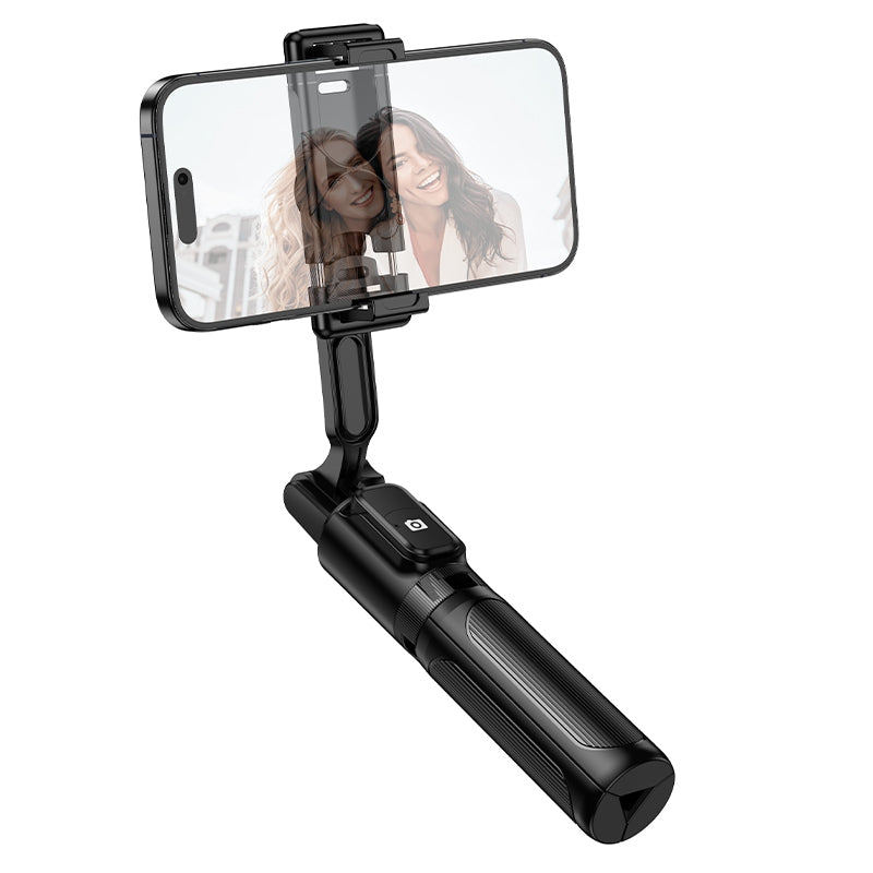 Borofone BY14 Graceful Bluetooth szelfibot, 4,5 hüvelyk - 7 hüvelyk, Fekete