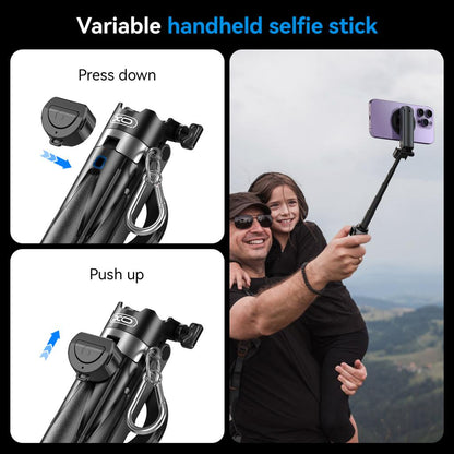 Selfie Stick Bluetooth XO Design SS22, Univerzális, Fekete