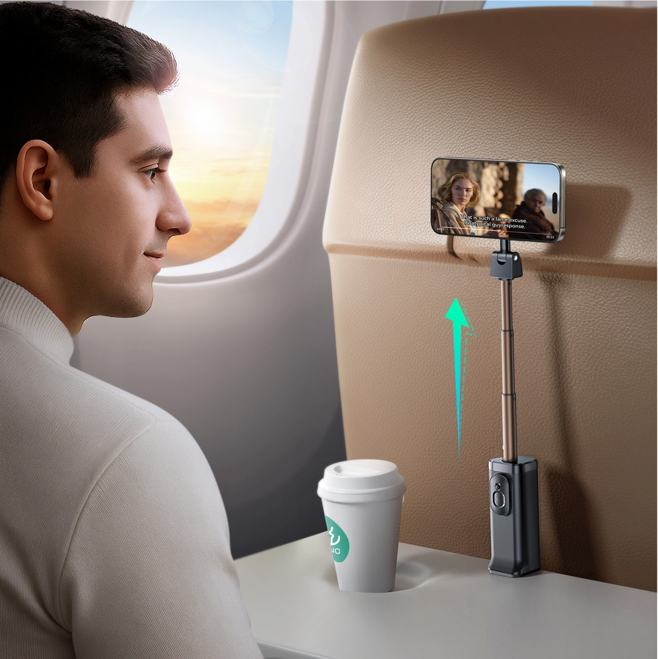 Bluetooth szelfibot Joyroom JR-ZS509, univerzális, fekete