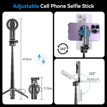 Selfie Stick Bluetooth XO Design SS22, Univerzális, Fekete
