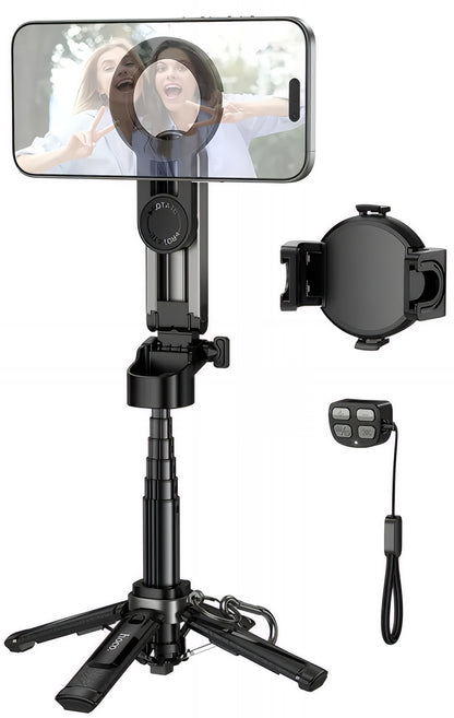 Selfie Stick Bluetooth HOCO K27 Pro, Univerzális, Fekete